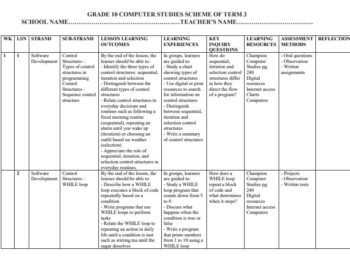 Grade 10 Schemes of Work  2026 GRADE 10 ACCESS AND LEARN CHEMISTRY SCHEMES OF WORK –TERM 3