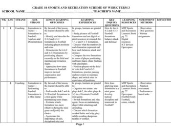 2026 Grade 10 MTP Sports and Recreation Schemes of Work Term 3